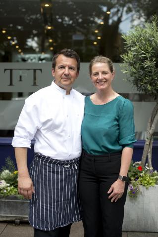 Eric and Sarah, wife and head sommelier