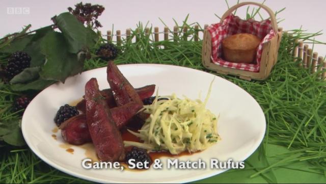 Pip Lacey's Game, Set & Match Rufus, Great British Menu 2017