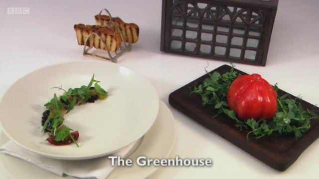 Phil Carmichael's starter, The Greenhouse, Great British Menu 2017