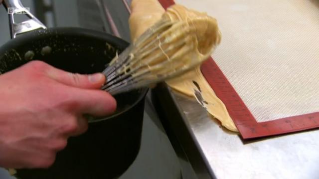 Tommy Banks - Great British Menu 2016 - North East heat - dessert course tuile