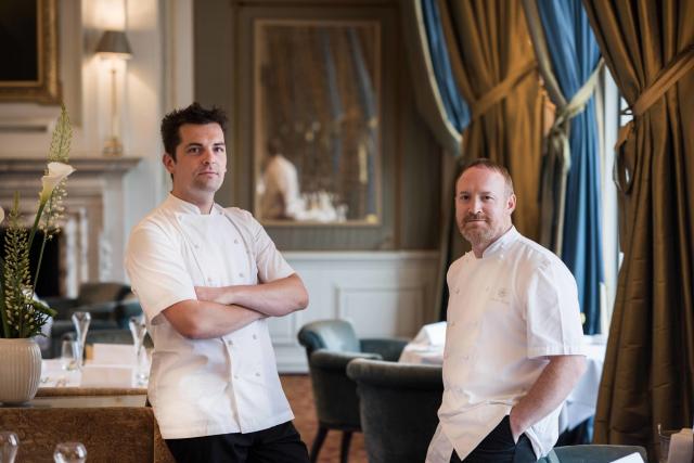 Gavin Edney Head Chef  and André Garrett chef patron at André Garrett at Cliveden low res