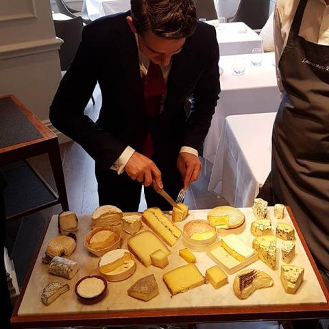 A cheeseboard selection from Launceston Place%2C Instagram Takeover by Head Chef Ben Murphy (2)