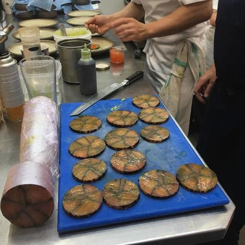 Salmon from the Simpsons restaurant, birmingham Instagram Takeover with Mark Poynton, chef Alimentum restaurant