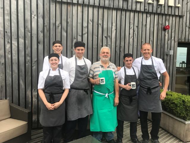Hywel Loveluck and the team at Coast Restaurant