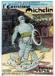 Bibendum - Michelin Guide mascot - Gladiator poster