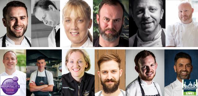 The Staff Canteen Live at The Great Hospitality Show 2017, Birmingham NEC, Live chef demonstrations, cooking live, top chefs