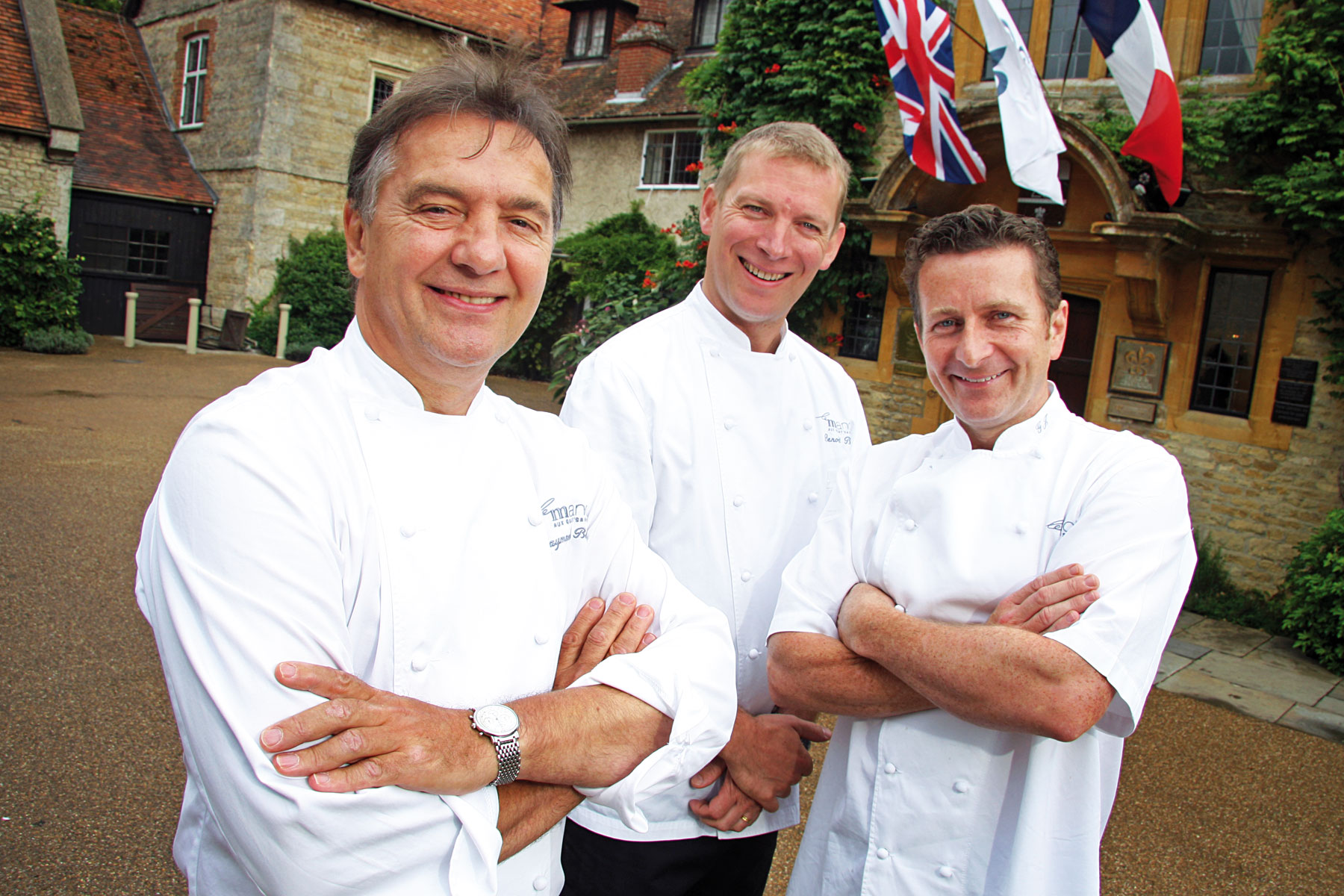 Raymond Blanc, Gary Jones and Benoit Blin 