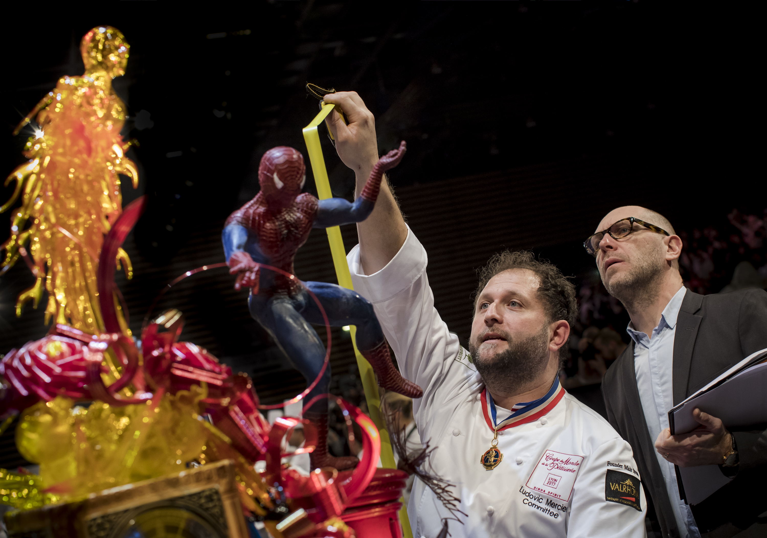 Florian Poirot, sugar candidate, UK Pastry team, pastry chefs, sugar work, Coupe du Monde de la Patisserie, World Pastry Cup, Sirha, Lyon