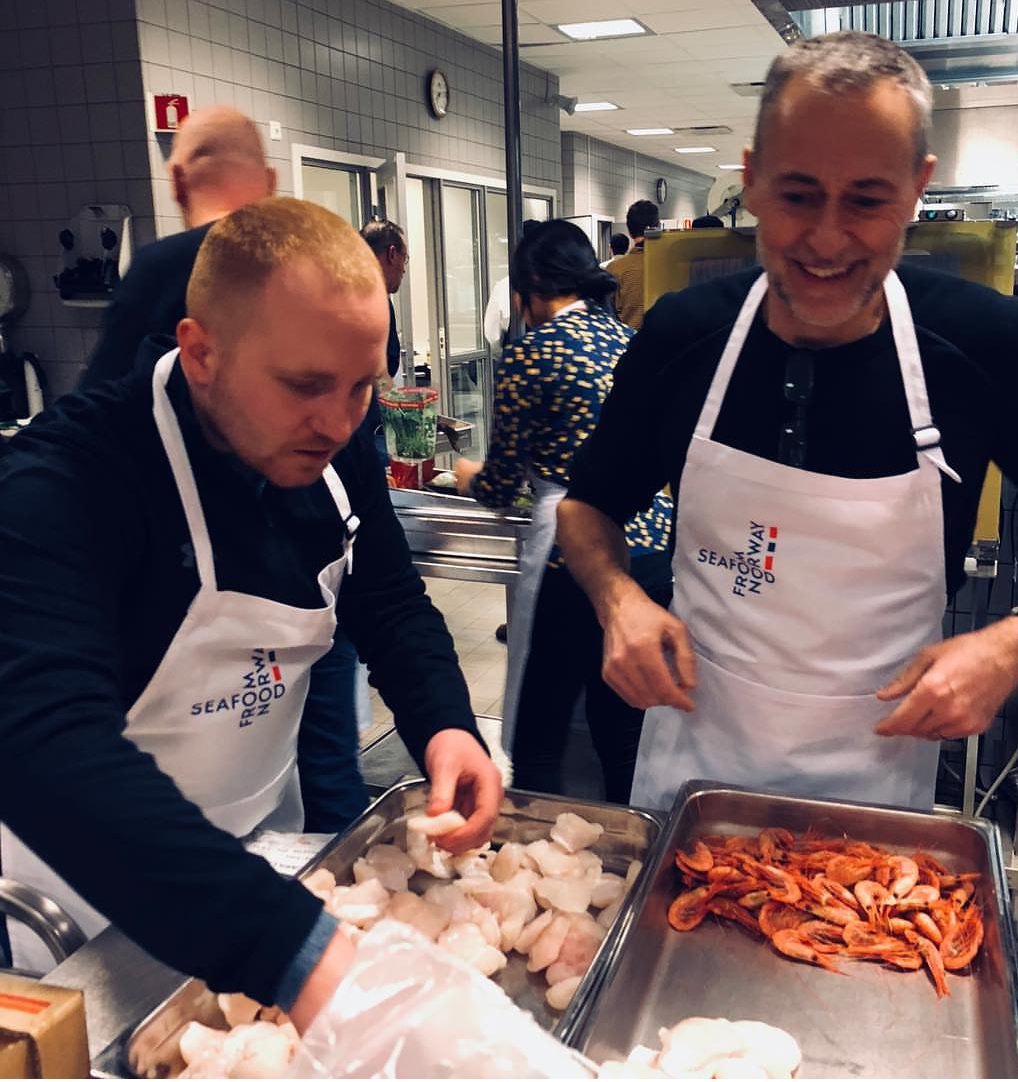 Danny Young and Michel Roux Jr