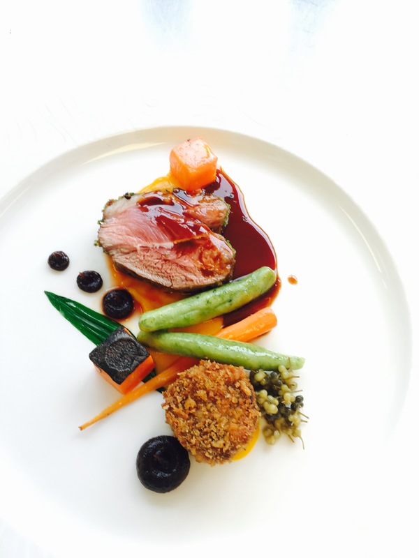 Duo of Lamb, carrot, wild garlic, burnt onion by chef Ulrich Hoeche, chefs to follow on Instagram, food pics, The Staff Canteen