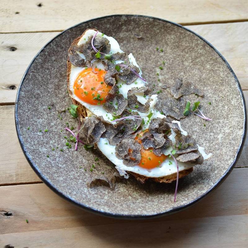 8. Eggs, Winter Black Truffle, Sourdough by chef Marcin Ksiazka, chefs to follow on Instagram, food pics, The Staff Canteen, Instagram Top Ten