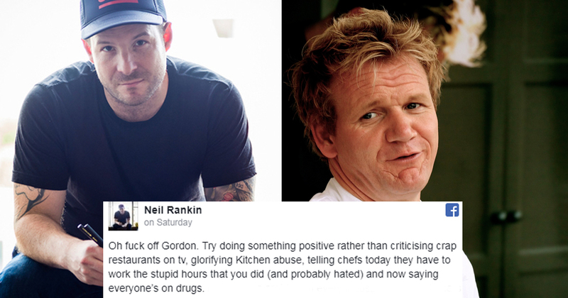 Neil Rankin hits back at Gordon Ramsay over drug abuse comments, Gordon Ramsay on cocaine