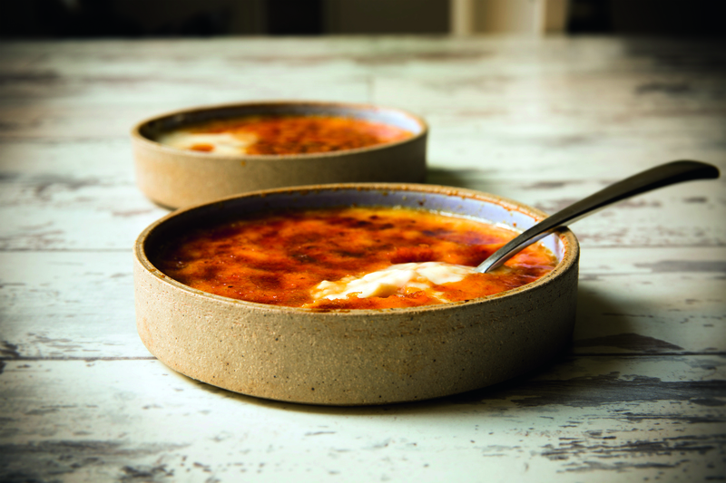 Creme Catalana recipe by Hayden Groves, taken from the cookbook Back in the Saddle, creme brulee, chefs