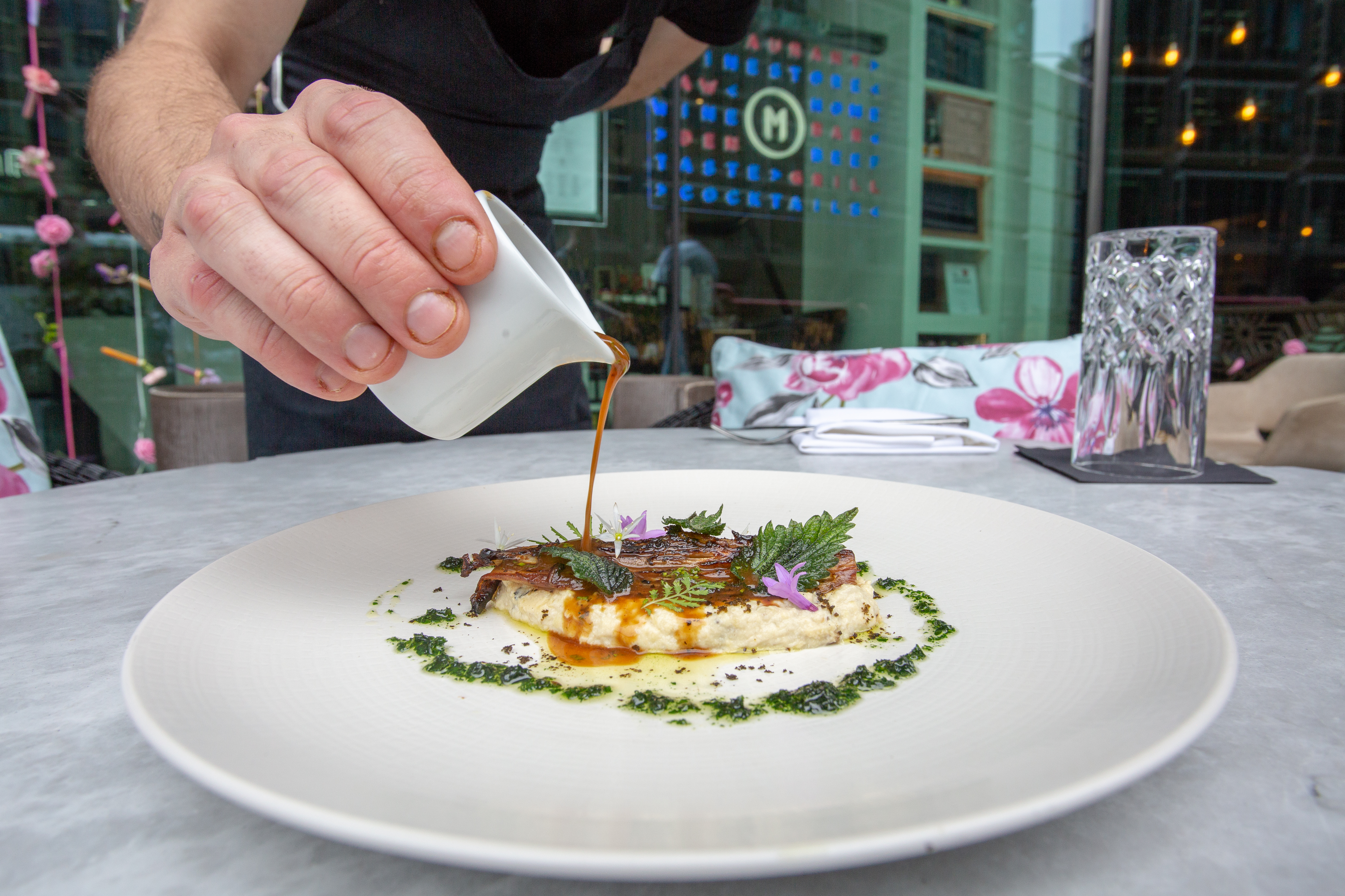 Hamish Pearce, •	Endive babaganoush, liver, nettles and coal, Young Chef of the Year 2018