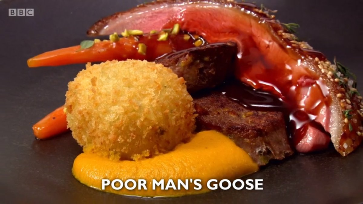 Poor Man's Goose by chef Tom Brown - Great British Menu 2018 Banquet winner recipe